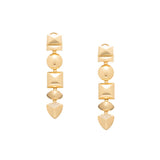 Peruffo 18k Yellow Gold Candy Pendant Drop Earring