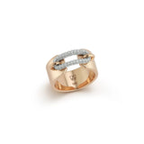 Morrell Diamond Elongated Link Cuff Ring