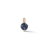 Small Blue Sapphire Pebble Chantecaille Locket Charm
