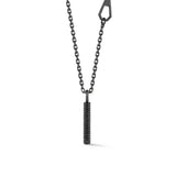 Grant Black Diamond Hexagon Bar Pendant