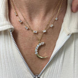 Phillips House 18kt Yellow Gold Diamond By The Yard Cuddle Necklace