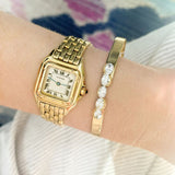 Phillips House 18kt Yellow Gold Oval Diamond Half Cuddle Love Always Bracelet
