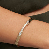 Phillips House 18kt Yellow Gold Double Pear & Round Diamonds Love Always Bracelet