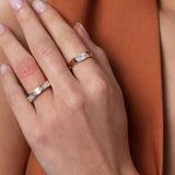 Phillips House 18kt Yellow Gold Kissing Pear Diamond Heart Ring