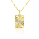 Phillips House 18kt Yellow Gold Medium Aura Diamond Totem Necklace