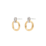 Marco Bicego Jaipur Collection 18k Yellow Gold Stud Drop Diamond Earrings