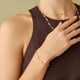 Marco Bicego Siviglia Collection 18k Yellow Gold Hand Engraved Bracelet 7.5