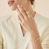 Marco Bicego Lunaria Collection 18k Yellow Gold Diamond  Ring