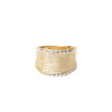 Marco Bicego Lunaria Collection 18k Yellow Gold Diamond  Ring