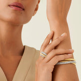 Masai Coil Ring with Pavé Diamonds