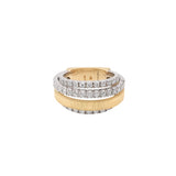 Masai Coil Ring with Pavé Diamonds