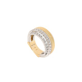 Masai Coil Ring with Pavé Diamonds