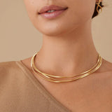 Marco Bicego Marrakech 18k Yellow Gold Three-Strand Twisted Coil Necklace
