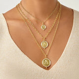 Temple St. Clair 18k Yellow Gold Medium Pavé Diamond Angel Charm