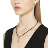 Temple St. Clair 18k Yellow Gold Black Leather Cord Necklace