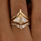 Moth Diamond Engagement Ring