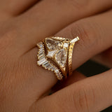 Moth Diamond Engagement Ring