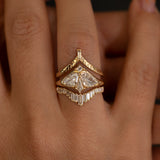 Moth Diamond Engagement Ring