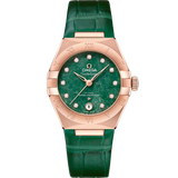 29 mm, Sedna™ gold on leather strap