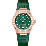 29 mm, Sedna™ gold on leather strap