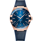 41 mm, Sedna™ gold on leather strap
