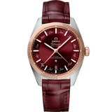 41 mm, steel - Sedna™ gold on leather strap