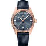 41 mm, Sedna™ gold on leather strap