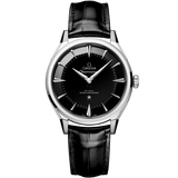 Omega 39.4 mm, O-MEGASTEEL on alligator 14013392101001