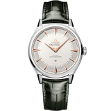 Omega 39.4 mm, O-MEGASTEEL on alligator 14013392102001
