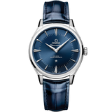 Omega 39.4 mm, O-MEGASTEEL on alligator 14013392103001