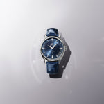 Omega 39.4 mm, O-MEGASTEEL on alligator 14013392103001