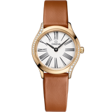26 mm, Moonshine™ gold on leather strap