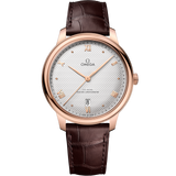 40 mm, Sedna™ gold on leather strap