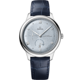 41 mm, steel on leather strap