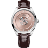 43 mm, Canopus Gold™ on leather strap