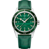 41 mm, platinum on leather strap