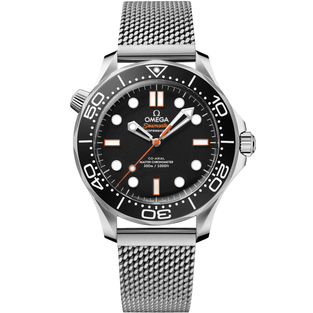 Omega 42 mm, steel on steel 21030422001018
