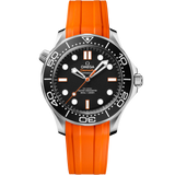Omega 42 mm, steel on rubber strap 21032422001006