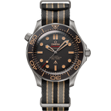 42 mm, titanium on NATO strap