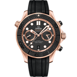 44 mm, Sedna™ gold on rubber strap