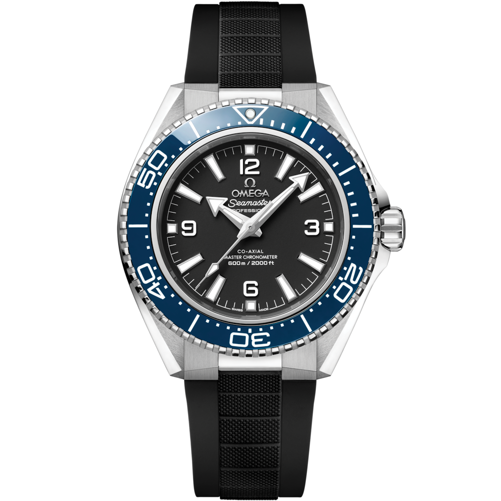 Omega 42 mm, steel on rubber strap 21732422101002