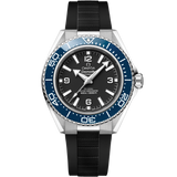 Omega 42 mm, steel on rubber strap 21732422101002