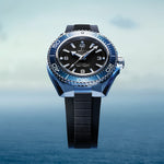 Omega 42 mm, steel on rubber strap 21732422101002