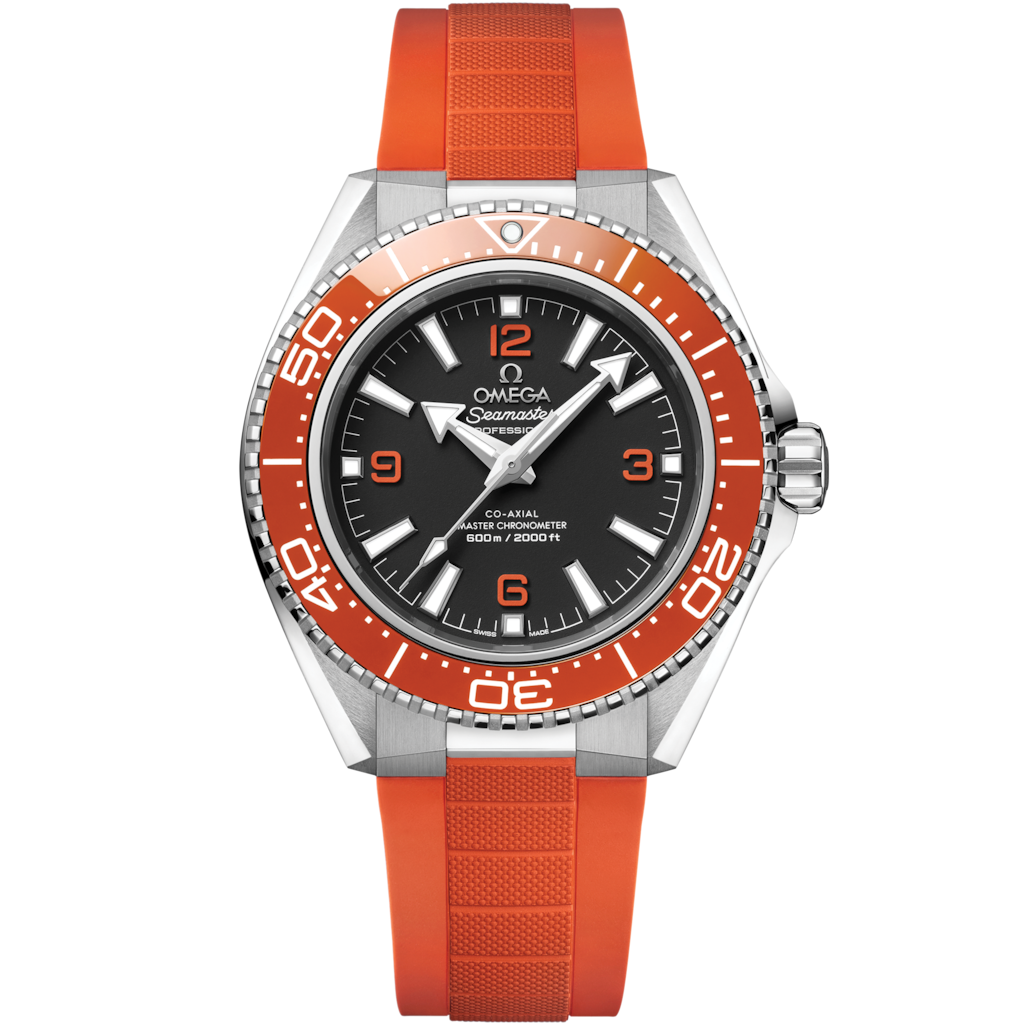 Omega 42 mm, steel on rubber strap 21732422101004