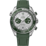 45.5 mm, steel on rubber strap