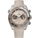 45.5 mm, steel on rubber strap