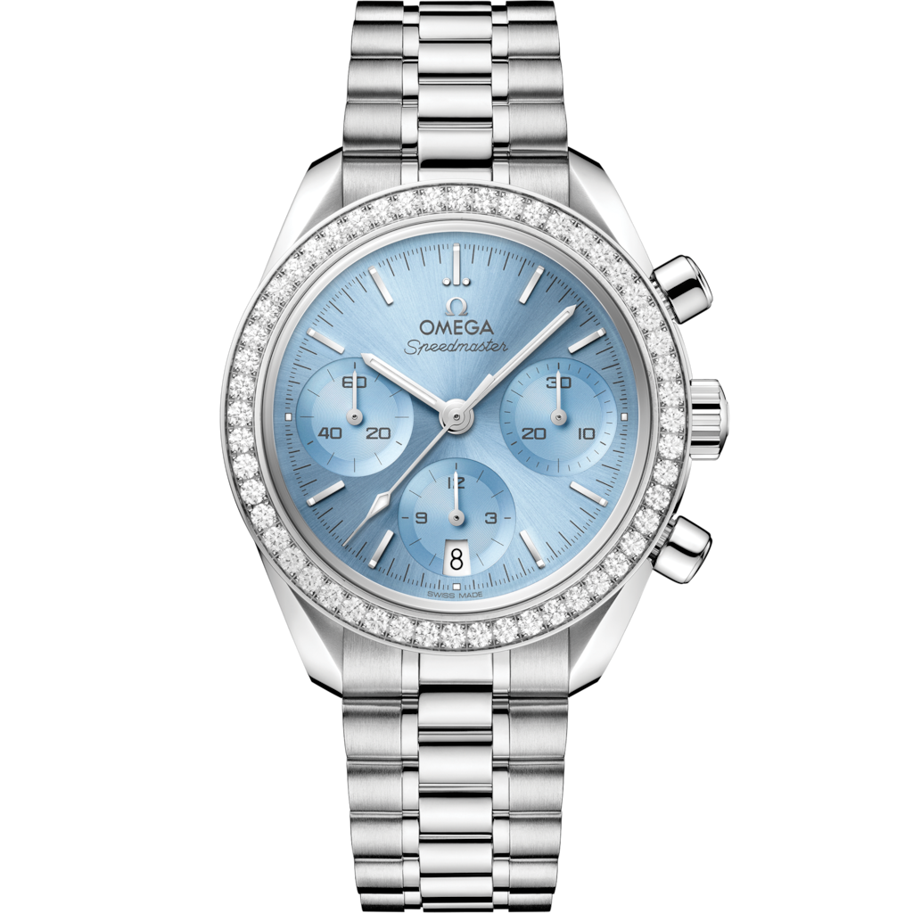 Omega 38 mm, steel on steel 32415385003001