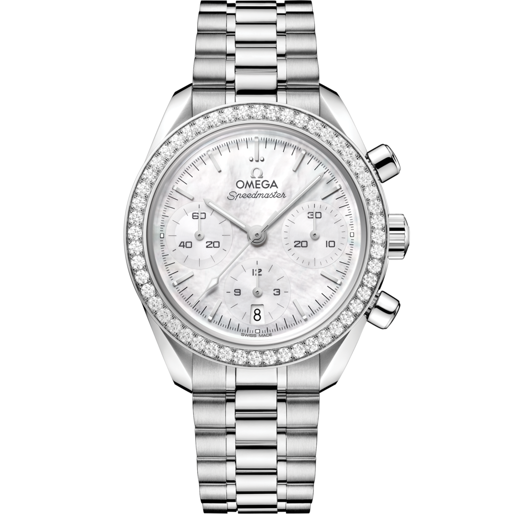 Omega 38 mm, steel on steel 32415385005001