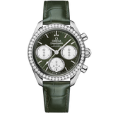 38 mm, steel on alligator