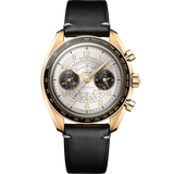 43 mm, Moonshine™ gold on leather strap